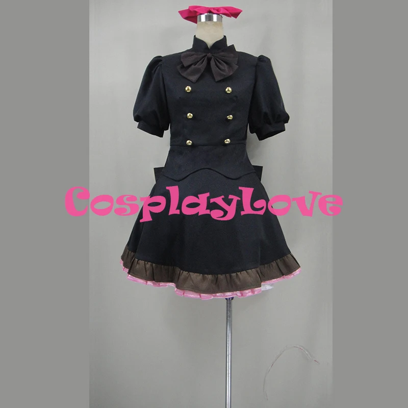 

New Custom Made Japanese Anime Blood Blockade Battlefront Kekkai Sensen Aligura Cosplay Costume High Quality