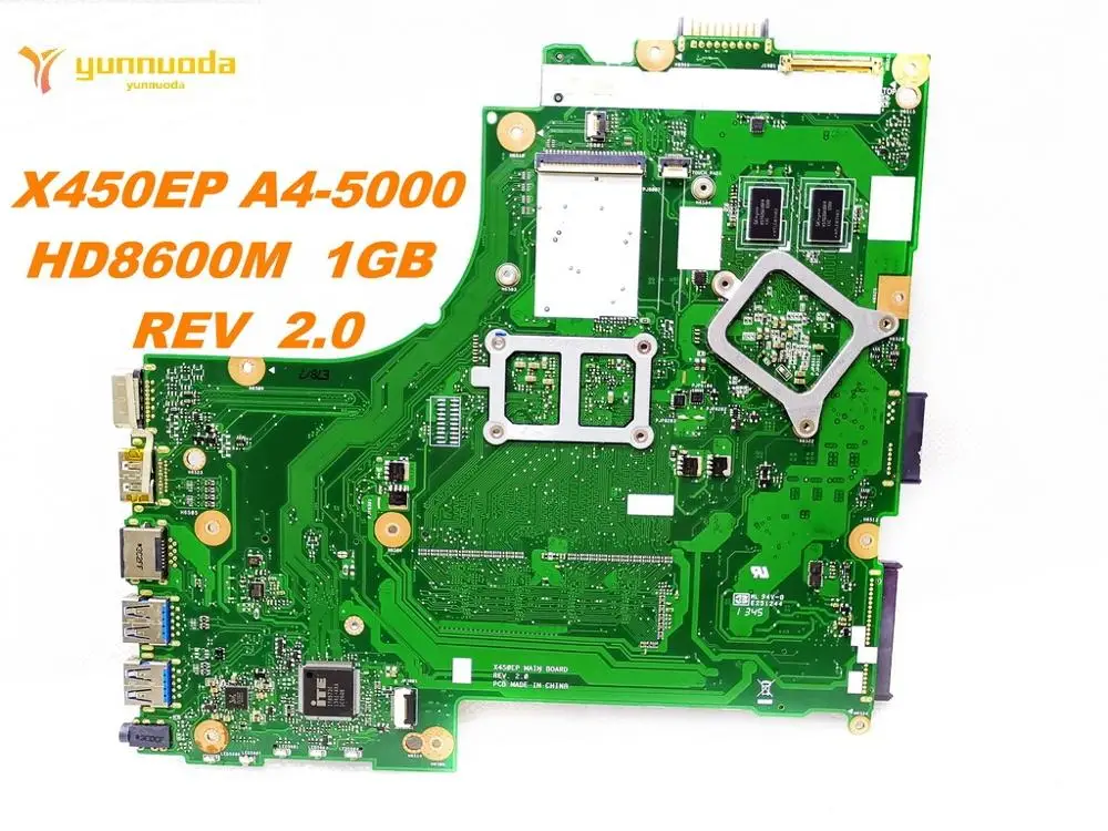 Original for ASUS X450EP  laptop motherboard   X450EP A4-5000  HD8600M  1GB   REV  2.0  tested good free shipping