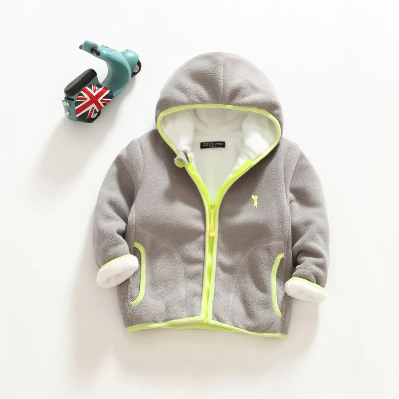 2021 spring autumn child kid clothes baby boys girls polar fleece hoodies jacket boy girl long sleeve hooded sweatshirt