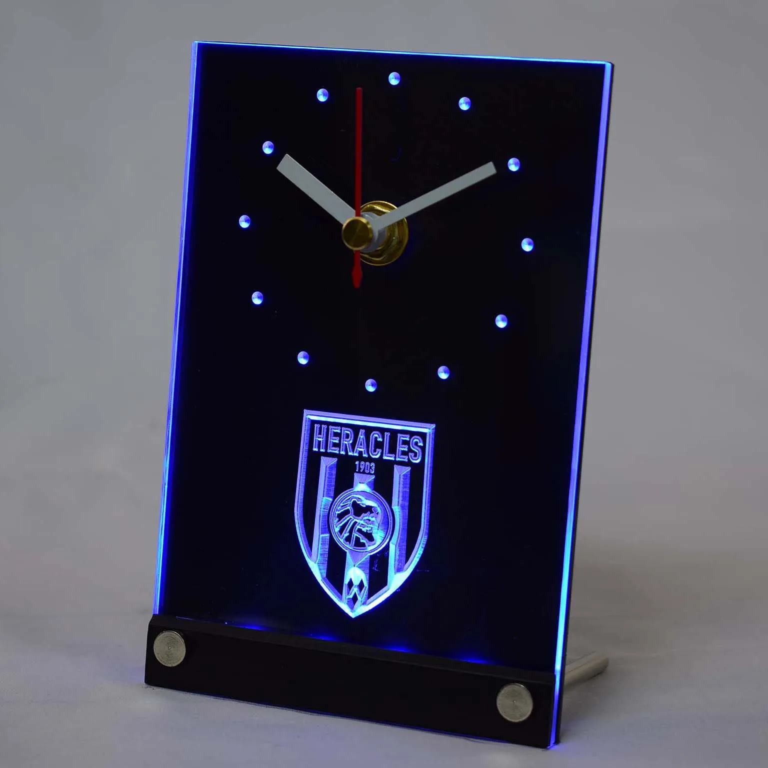 tnc1012 SC Heracles Almelo 1903 Eredivisie 3D LED Table Desk Clock