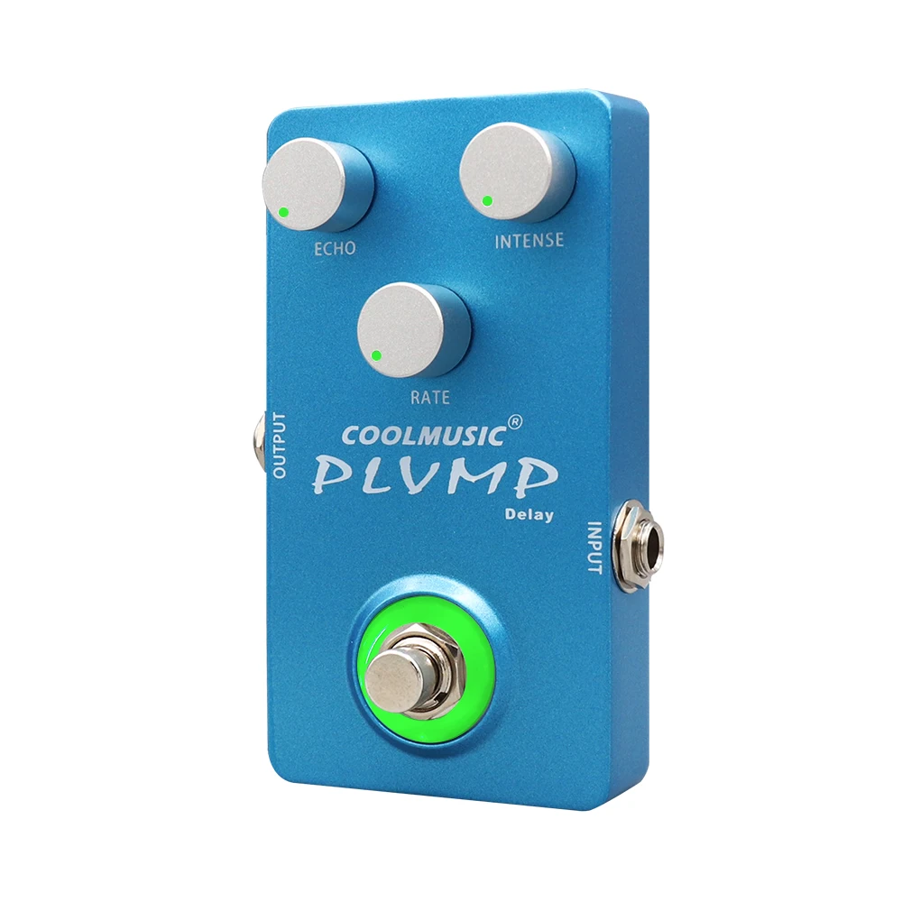 Bass Electric Guitar Delay Pedal Plump Effect True Bypass Coolmusic Full Metal Shell Musical Instrument Professional Accessories