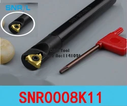 New SNR0008K11/ SNL0008K11 Threading Boring Bar Turning Tool Holder For 11 IR 1/4 CNC Lathe 125mm x8mm Brand New