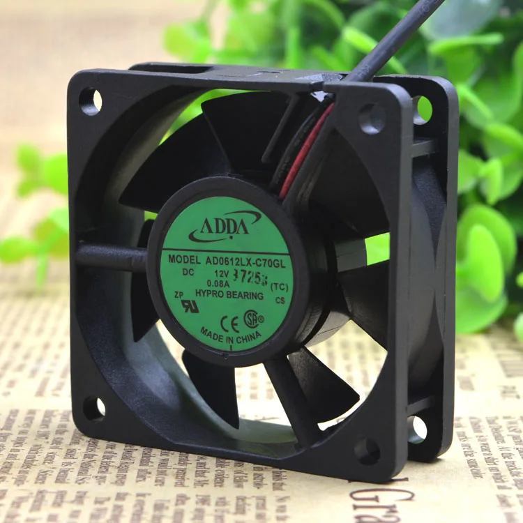 

ADDA AD0612LX-C70GL 12V 0.08A 6020 60*60*20mm cooling fan