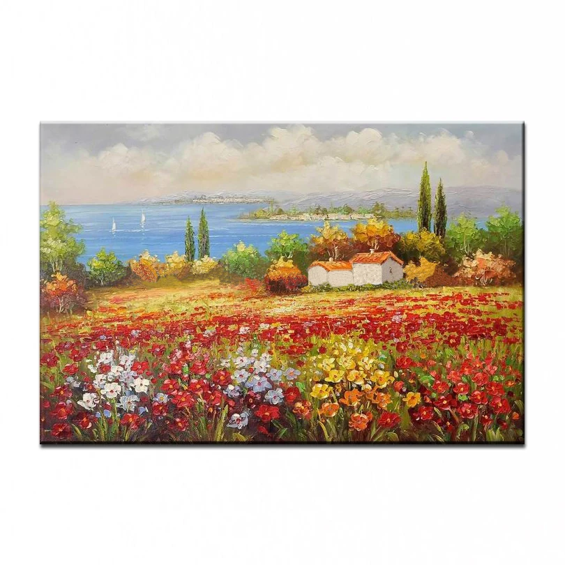 

NEW 100% hand-painted oil painting high quality wall landscape pictures for living room DM-15101601