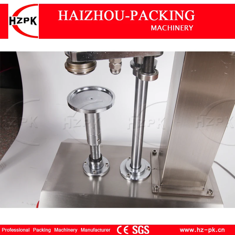 HZPK macchina semiautomatica per sigillare lattine di latta tappatrice ad anello tappatrice tappo in alluminio Pop-top cucitrice chiusura facile della bottiglia