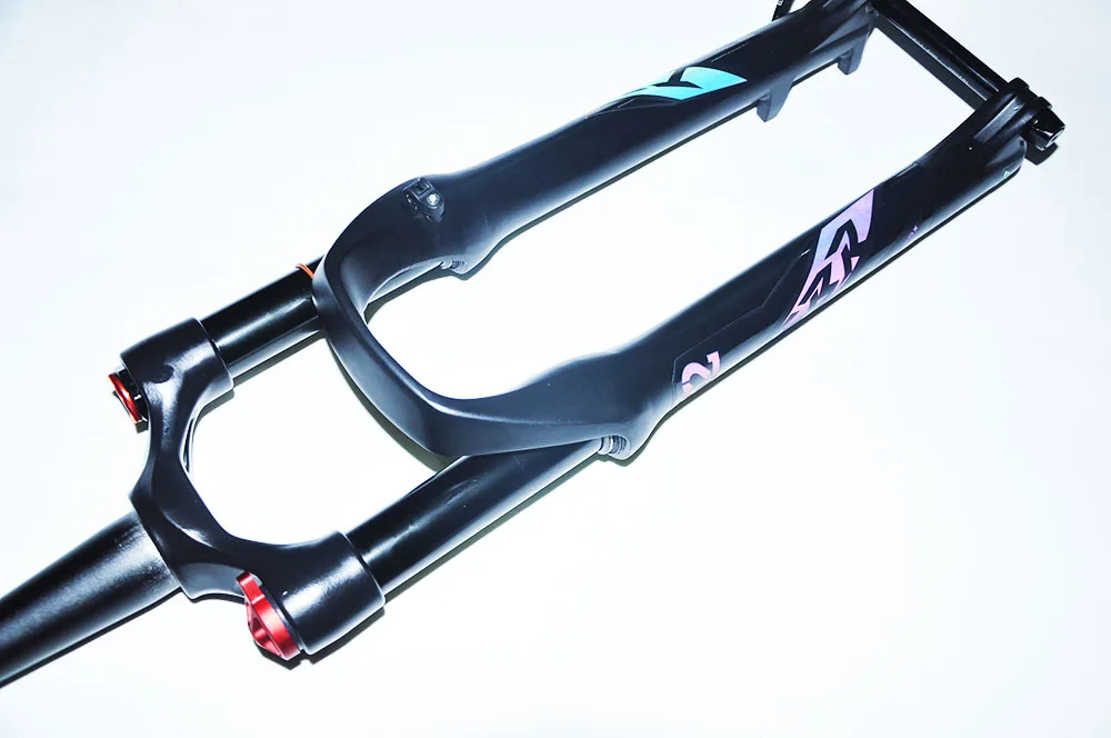 TAOZIK Thru Axis 150 mm  26 27.5 29 er  Light Weight Damping Tapered Oil and Gas Bicycle Fork Air Suspension