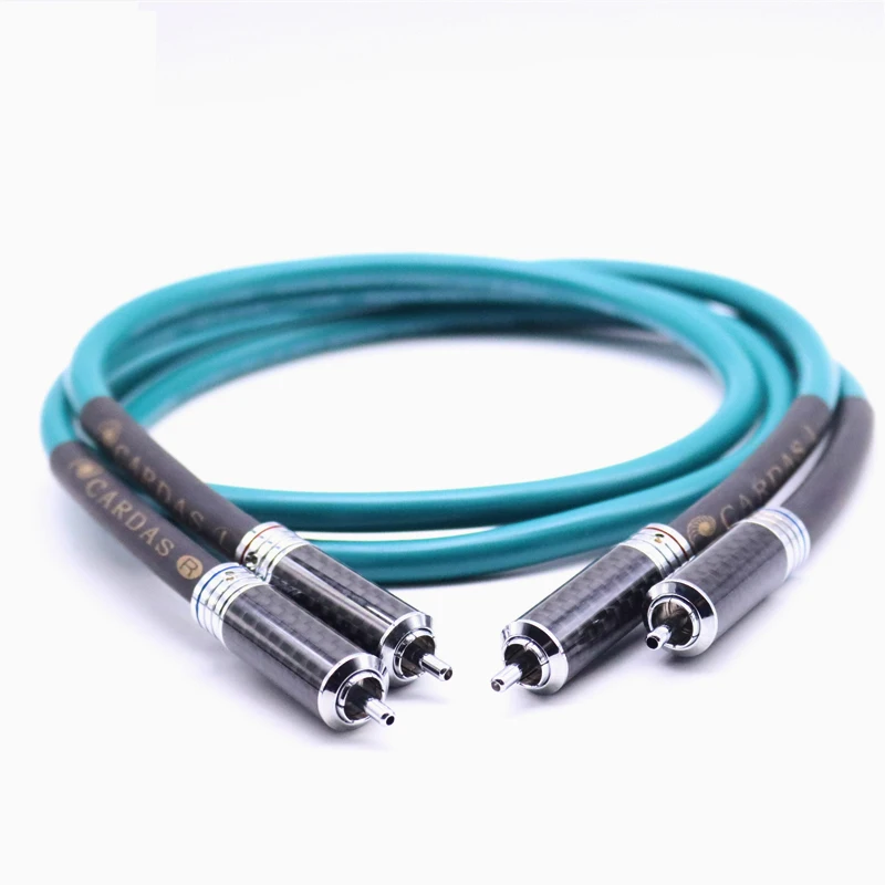 

Hifi Carbon fiber RCA plug Cross RCA Interconnect Audio Cable Amplifier CD DVD player Audio Interconnector RCA Cables