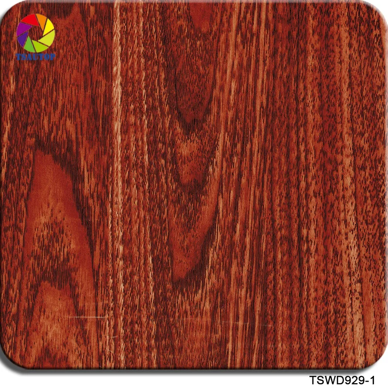 TSWD929-1 Brown wood designs 1M*10M Water Transfer Printing Film hydrographics film