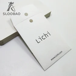 Customized print Recycled White Hang tags/envelope/Paper label for Garment Clothes/Jeans/bags/shoes/toys/gift