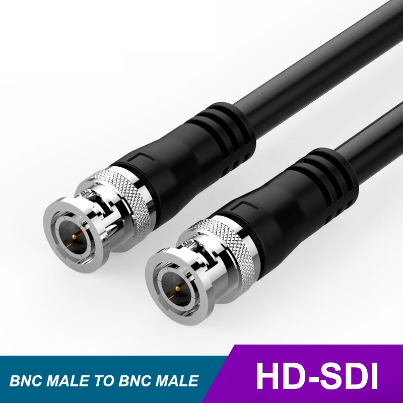 HD-SDI Cable SDI BNC male to BNC male  75-5 coaxial cable Monitor video cable  camera cable 1.5 2 3 5 8 10 12 15 20 m