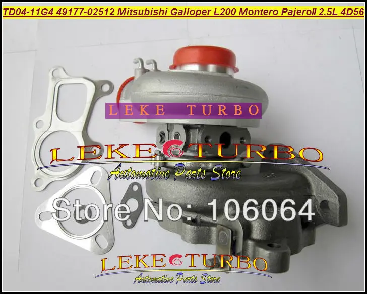 Turbo TD04 49177-02512 49177 02512 28200-42540 Para Mitsubishi L200 Montero Pajero II Para Hyundai Galloper 4D56Q EC 4D56 2.5L