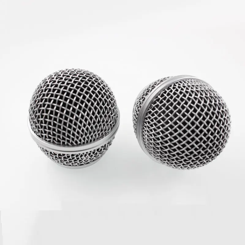 شحن مجاني!! عالية الجودة استبدال الكرة رئيس شبكة ميكروفون مصبغة لملحقات BETA58 BETA58A SM58 SM58S SM58LC