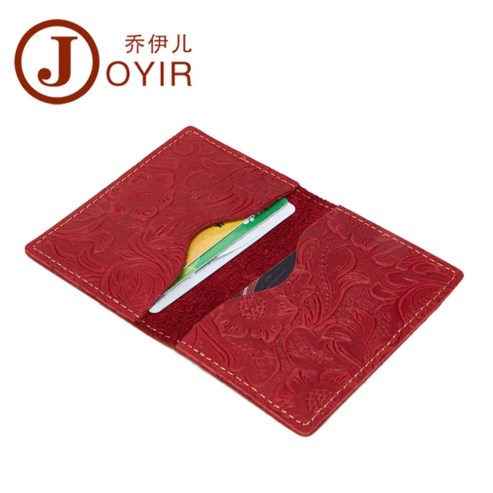 Delicate Business Card Holder Passport Cover Genuine leather Embossing restoring ancient ways Passport Holder Protector Wallet