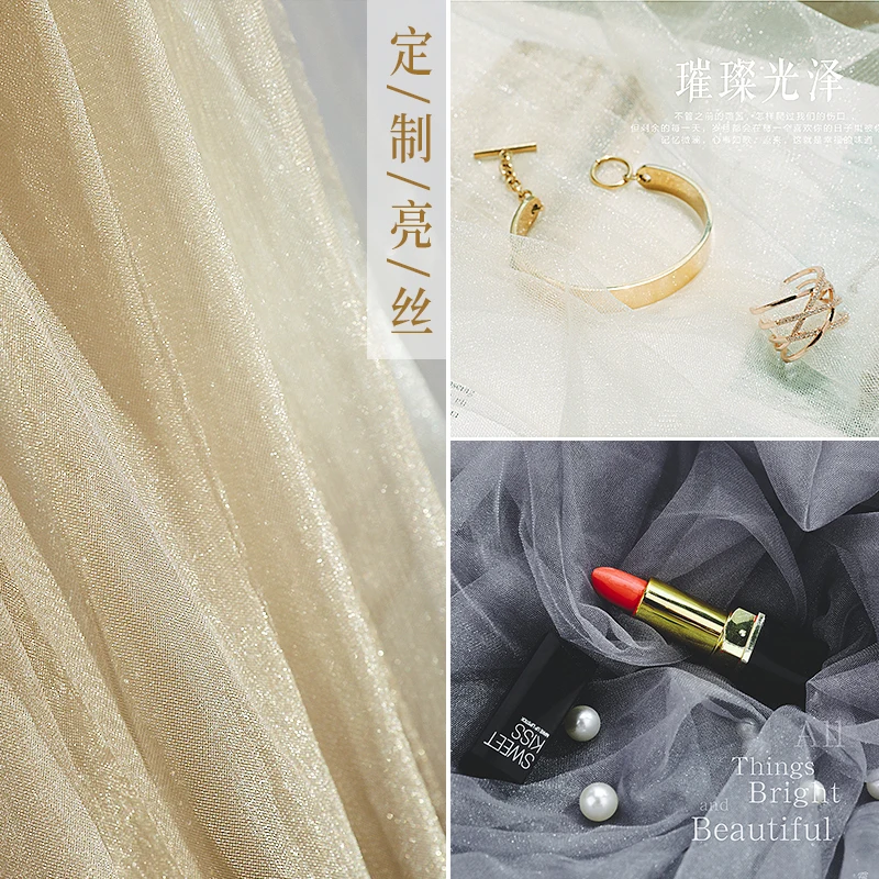 Fondali fotografici brillante Tulle garza Studio foto sfondo panno per belle unghie orecchini braccialetto fotografia cosmetica