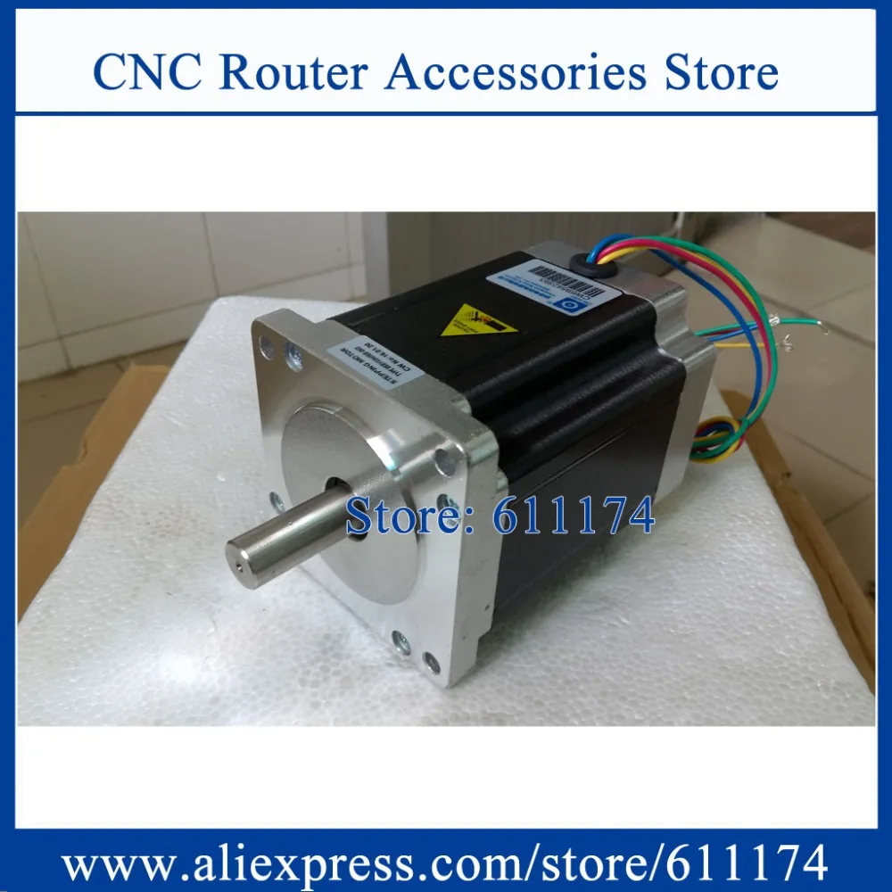 

2-phase Hybrid Stepper Motor Nema 34 21kg.cm(2.1N.m) 4.0A 85BYGH450A-06 (New model 86BHH76-400B-35) Stepping motor 14mm shaft