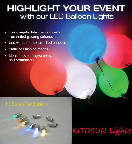 

100 Pcs Wedding party Supplies RGB Muticolor LED Light For Fish Tank,Aquarium Floralyte Centerpiece mini holiday balloon light