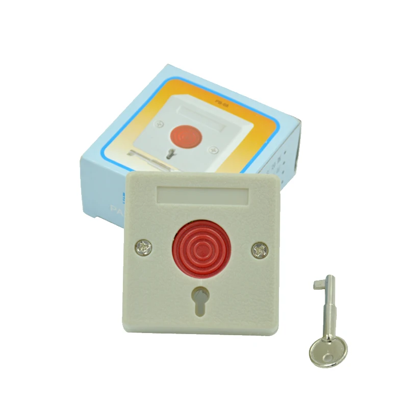 10Pcs Mini EXIT Button for Door Access Control or Home Security Protection Alarm System Normally Close Open Optional