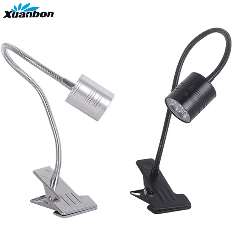 3W 5W LED klipy lampa ue kabel z wtyczką LED węże kinkiet elastyczny domowy hotel lampka nocna do czytania Moder lampki do czytania AC85-265V