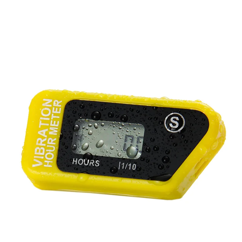 

Wireless Vibration Hour Meter Counter For Motocross Engine Boat Snowmobile Motorcycle Chainsaw ATV Jet Ski Waterproof（Yellow）