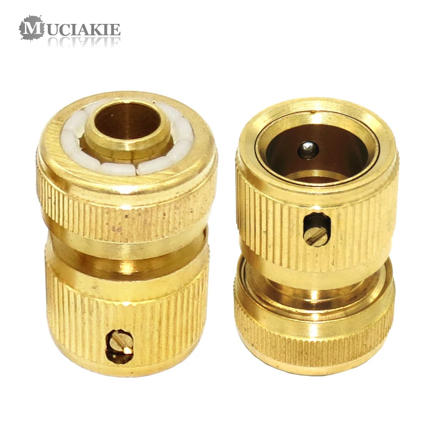 

1PC Copper Faucet 1/2 Inch Quick Connector Washing Machine Hose Pipe Tubing Fittings Standard Industrial Water Gun Accessories