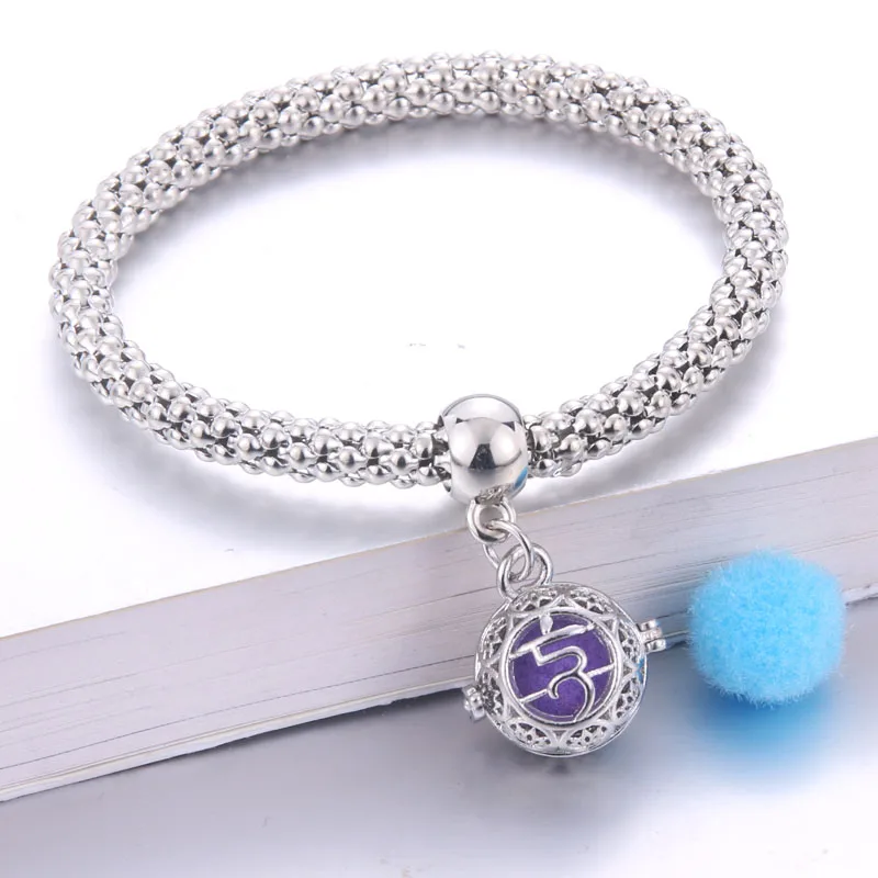 Aromatherapy Bracelet Jewelry perfume Aroma Diffuser Essential Oil Diffuser constellation Pendant Locket Bracelet With Pads