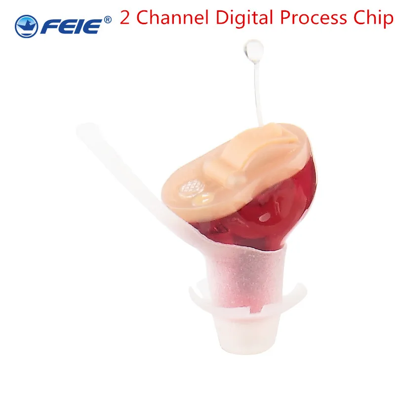 2023 New Digital Dual-Channel In-Ear Invisible Hearing Aid, Suitable For The Elderly And Teenagers Deaf Hearing AidS Headphones