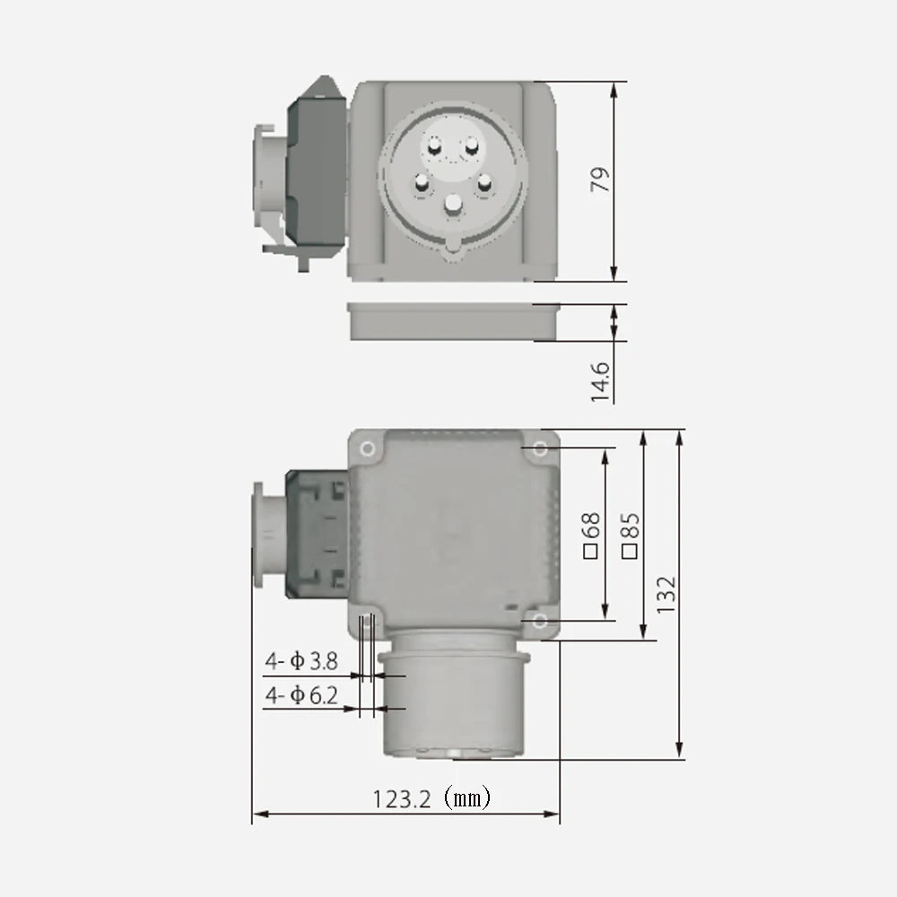 KEDU KOA1L 400V 12/8A Electromagnetic Switch Power Failure and Undervoltage Protection Machine Tool Switches Quick Stop Cover