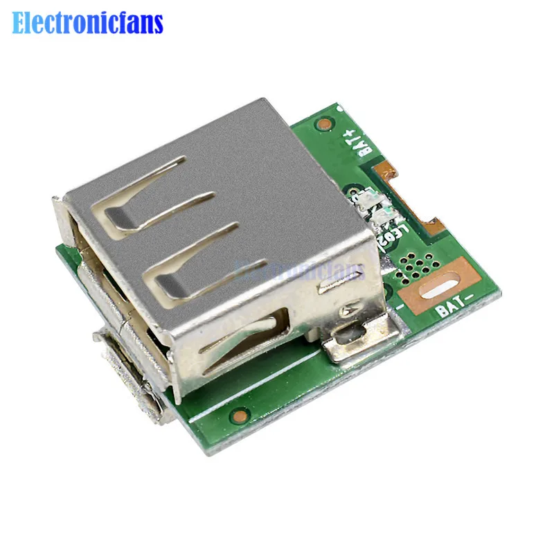 5Pcs 5V Step-Up Power Module Lithium Battery Charging Protection Board Boost Converter LED Display USB For DIY Charger