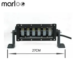 New 10.6 Inch 48W Single Row Led Light Bar Hi Lo Beam 12V 24V Offroad Driving Bar Light For Jeep, 4X4, Car, Boat, Camping