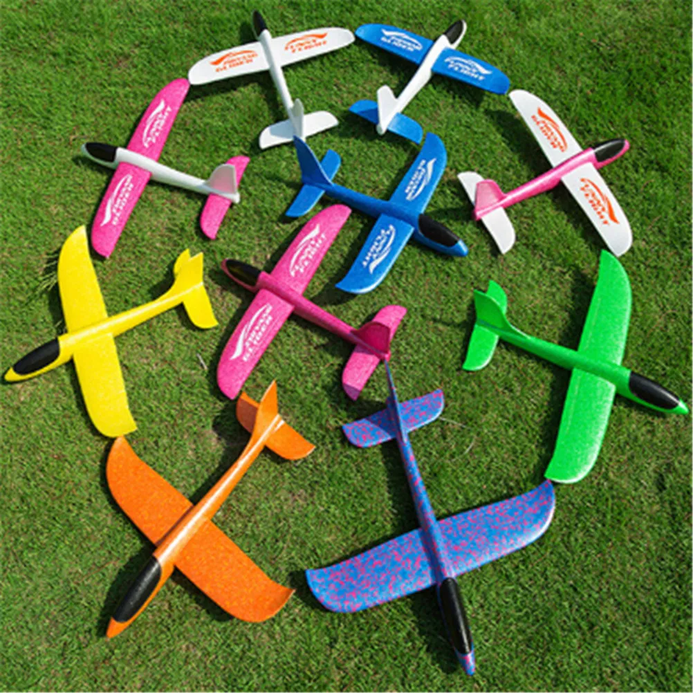 Funny Toy Epp Hand Launch Free Fly Glider Plane Hand Throw The Plane Model Toys For Children Kids Gifts