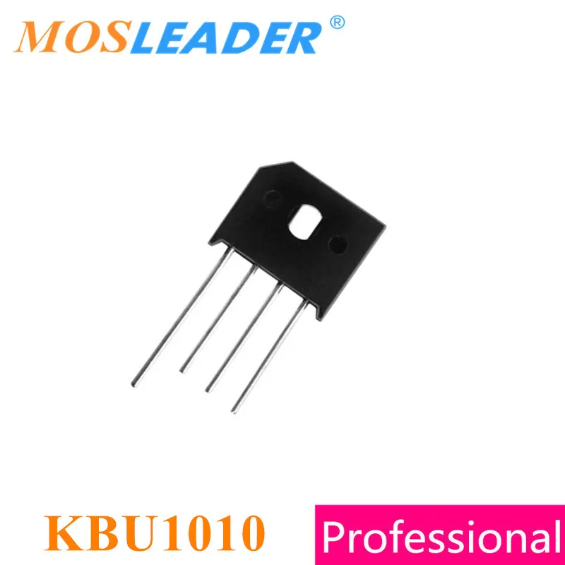 

Mosleader KBU1010 DIP4 100 шт. 10A 1000 в 1 кВ Высокое качество