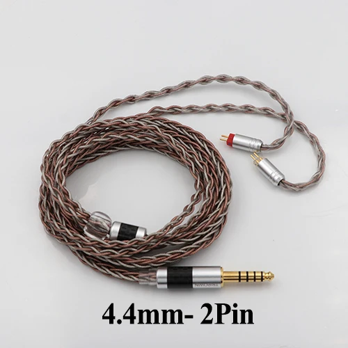 Tripowin C8 Silver Copper Foil Mixed Braided Earphone Replacement