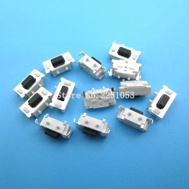 50PCS SMT 3*6*3.5 mm Tactile Tact Push Button Micro Switch Momentary 3X6X3.5MM For Car Key