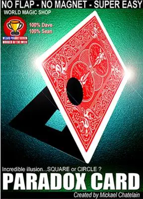 New Arrivals Paradox Card (Gimmick+Online Instruct) - Magic trick,illusions,mentalism,card magic,close up,comdy,props