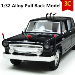 Chinese President car, Hongqi sedan Car, 1:32 scale Alloy Pull Back cars,Black, Diecast model cars gift,,free shipping