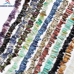 13 Design 12-19mm Opal Crystal Natural Stone Gravel Materials Stick Shape Gems Loose Beads Strand 16