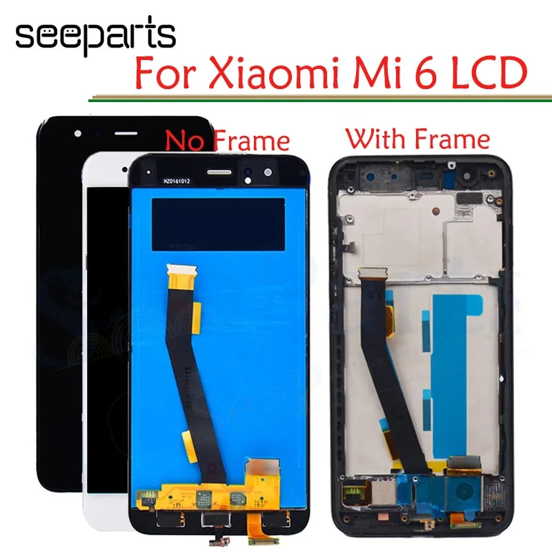 

For Xiaomi Mi 6 Mi6 LCD Display With Touch Screen With Frame Digitizer Assembly NEW 5.15" For Xiaomi Mi6 LCD Replacement Parts