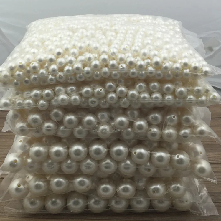 4MM Round Ivory white Imitation Pearl Bead For Fashion Bracelets& Necklaces Making Accessories 1000pcs/pack