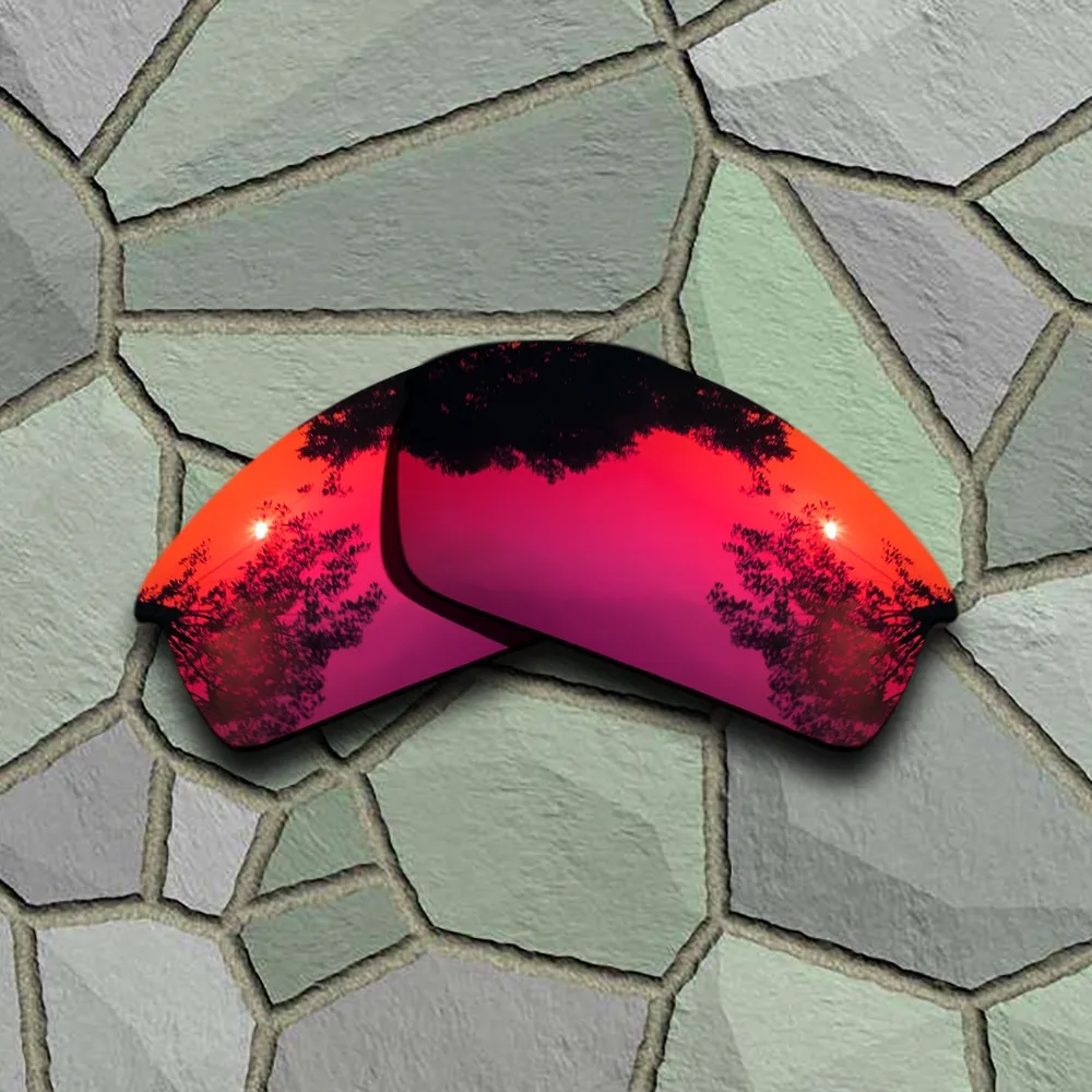 

Violet Red Sunglasses Polarized Replacement Lenses for Oakley Bottlecap