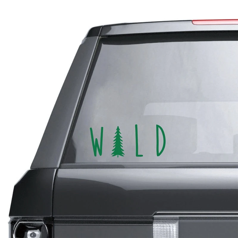 Wild Tree Vinyl Decal Sticker , Nature Decals Sticker For Car Window Laptop Computer MacBook Decor