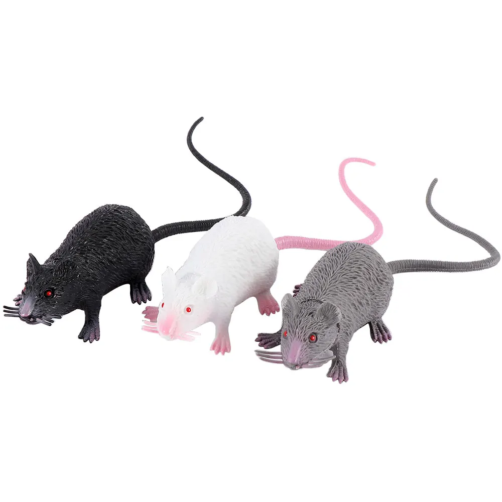 2020 Hot 1Pcs Funny Tricky Joke Fake Lifelike Mouse Model Prop Halloween Gift Toy Party Decor for Kids Novelty & Gag Toys