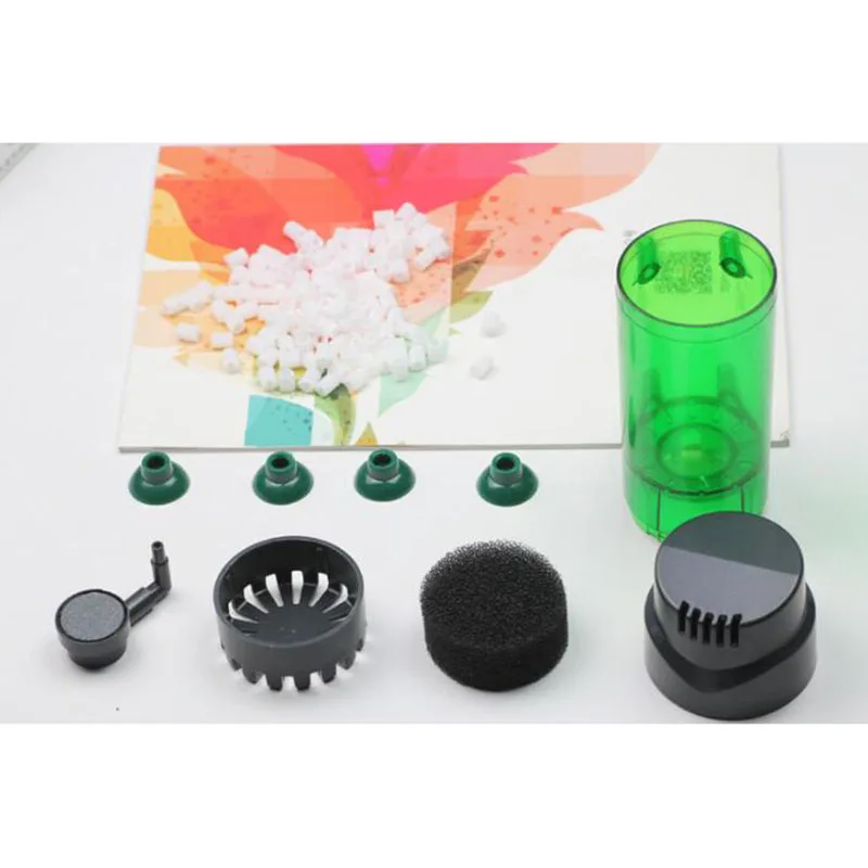 New Aquarium Filter Fish Tank Fluidized Moving Bed Filter Bubble Bio Filter Media With Air Stone And Sponge Filter