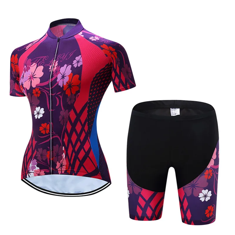 

Teleyi 2018 Summer Cycling Clothing Breathable Short Sleeve Cycling Jersey Ropa Ciclismo MTB Bike Jersey Bicycle Sportswear
