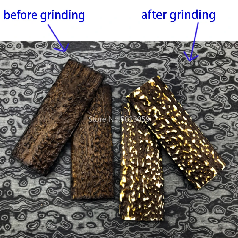 2 pieces Cutter grip No-slip POM Resin material for DIY Knife Handle Making Material Knife handle patch Resin material