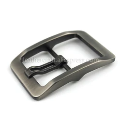 1x 40mm Fashion Metal Brushed Men Belt Buckle Center Bar Single Pin Buckle Leather Craft Belt Strap Webbing 1-1/2