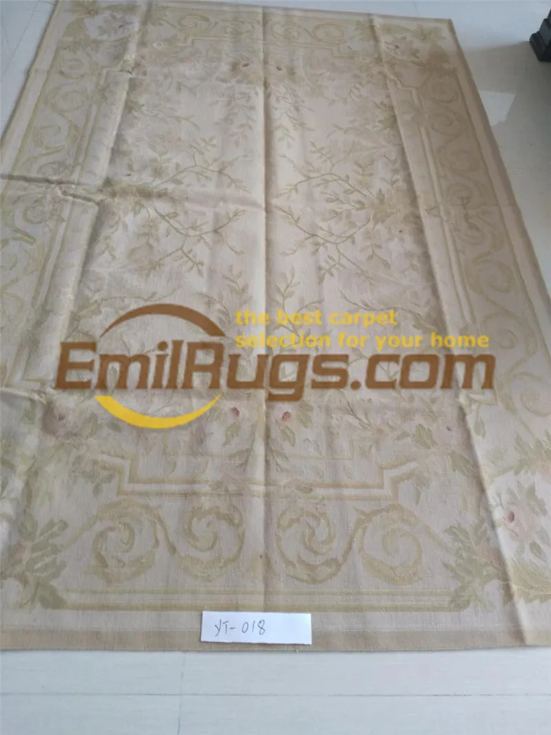 

French Chic Museum Antique aubusson Style French Carpet Antique French Carpet Rare Aubusson Style