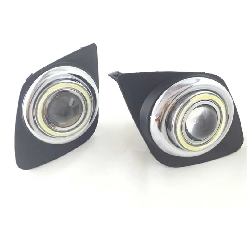 

For Toyota RAV4 RAV-4 2009-2011 LED COB Angel Eyes DRL Yellow Signal Light H11 Halogen / Xenon Fog Lights with Projector Lens