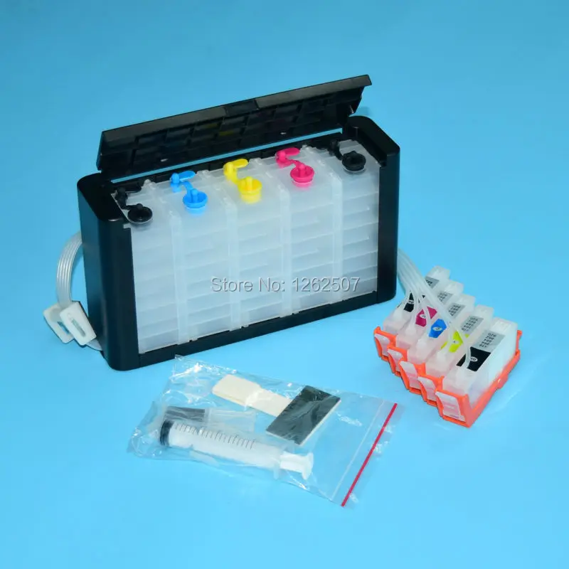America 5 Colors HP564XL HP564 564 Continuous Ink System For HP Photosmart C309 7510 C309g C210a C410a 7520 Printer