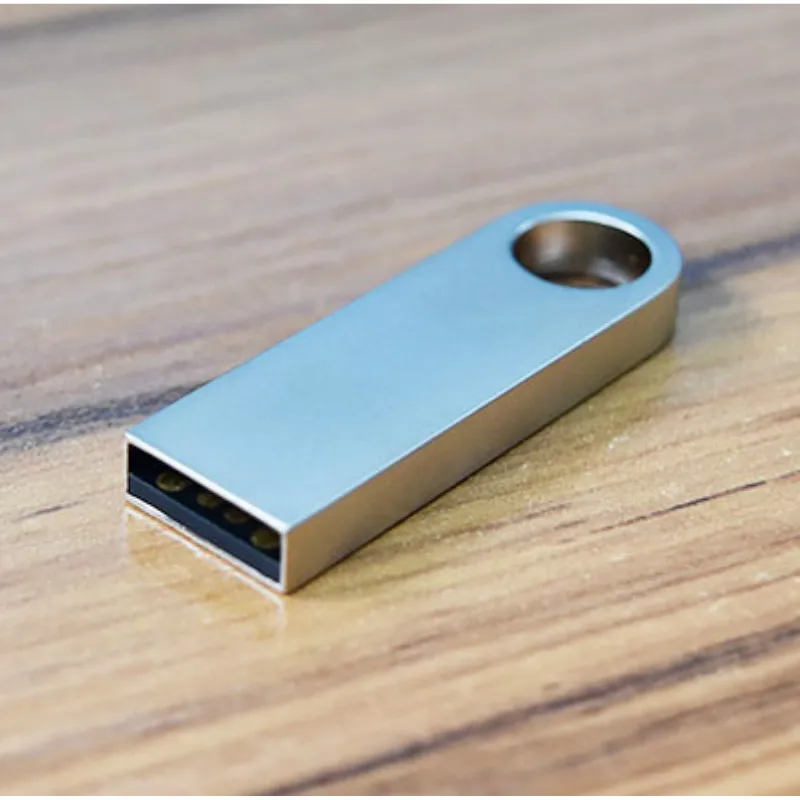 โลหะ USB STICK USB Flash Drive ความจุจริง Pendrives 64 GB 32 GB 16 GB 8 GB 4 GB Memoria USB Flashdrives 2.0 ฟรีโลโก้ที่กำหนดเองของขวัญ