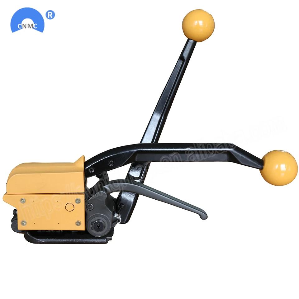 Manual steel strapping tool A333 buckle free Sealless Handheld steel strapping machine for 13/16/19 mm steel strip strap